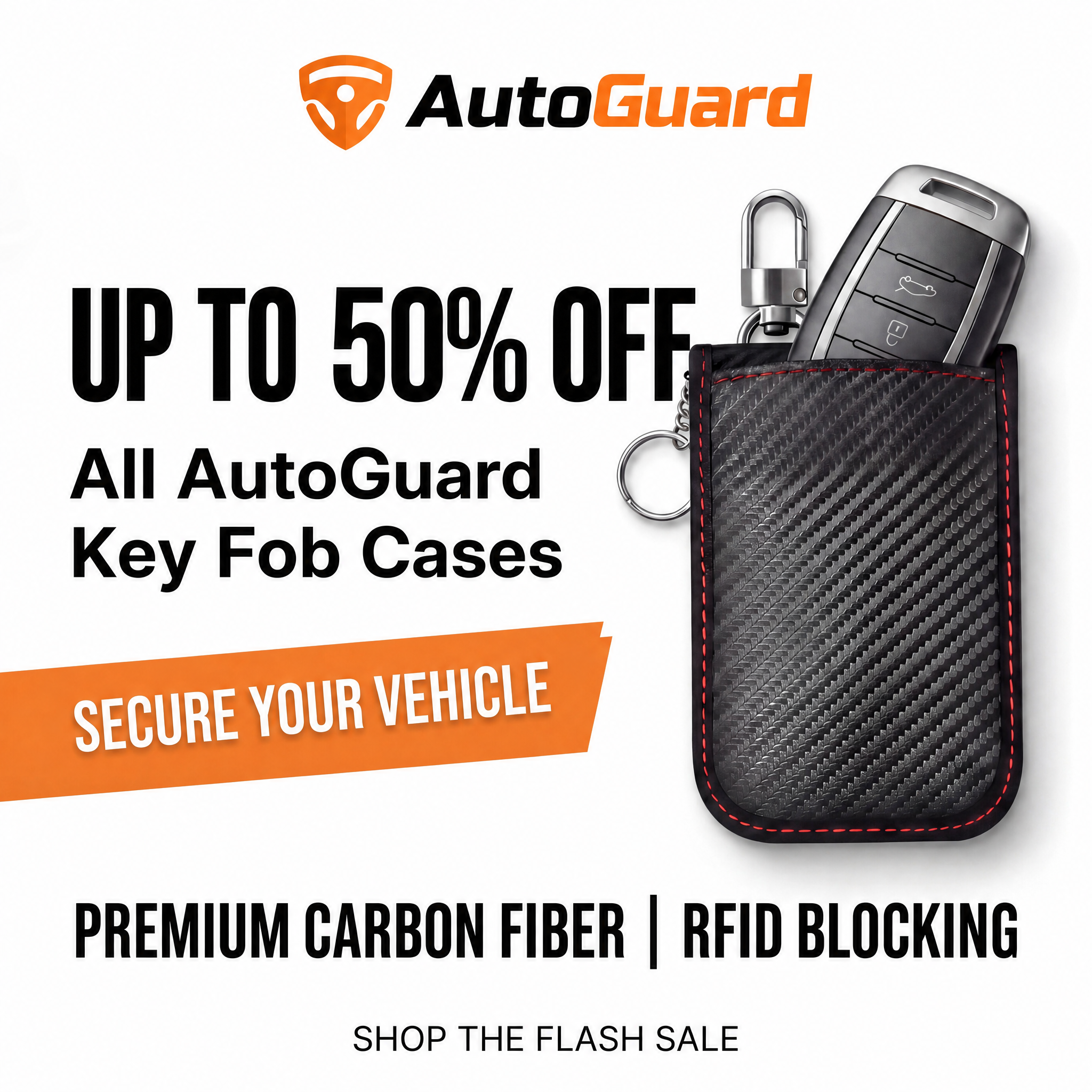 AutoGuard RFID Blocking Key Fob Case — up to 50% off