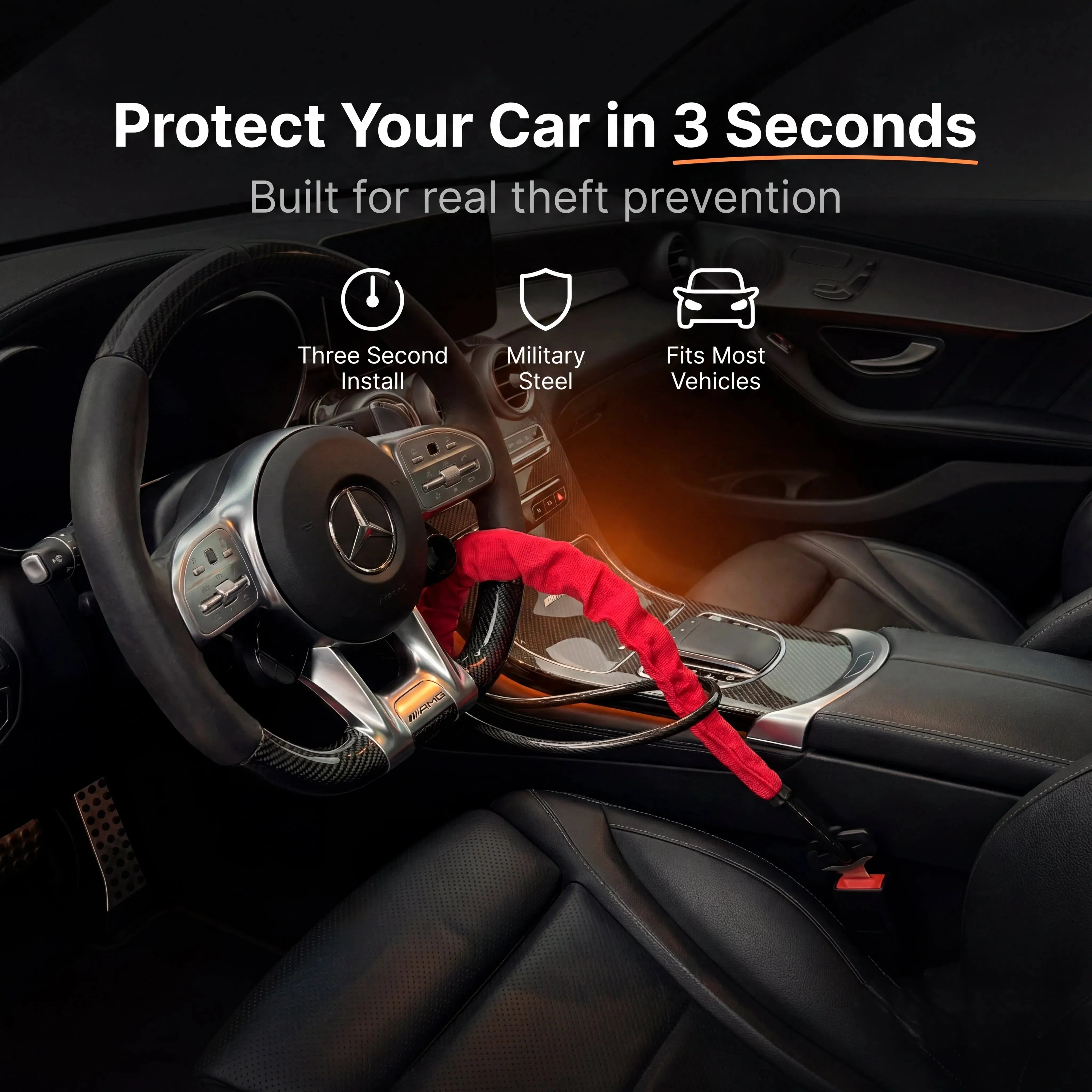 Ultimate Universal Steering Lock