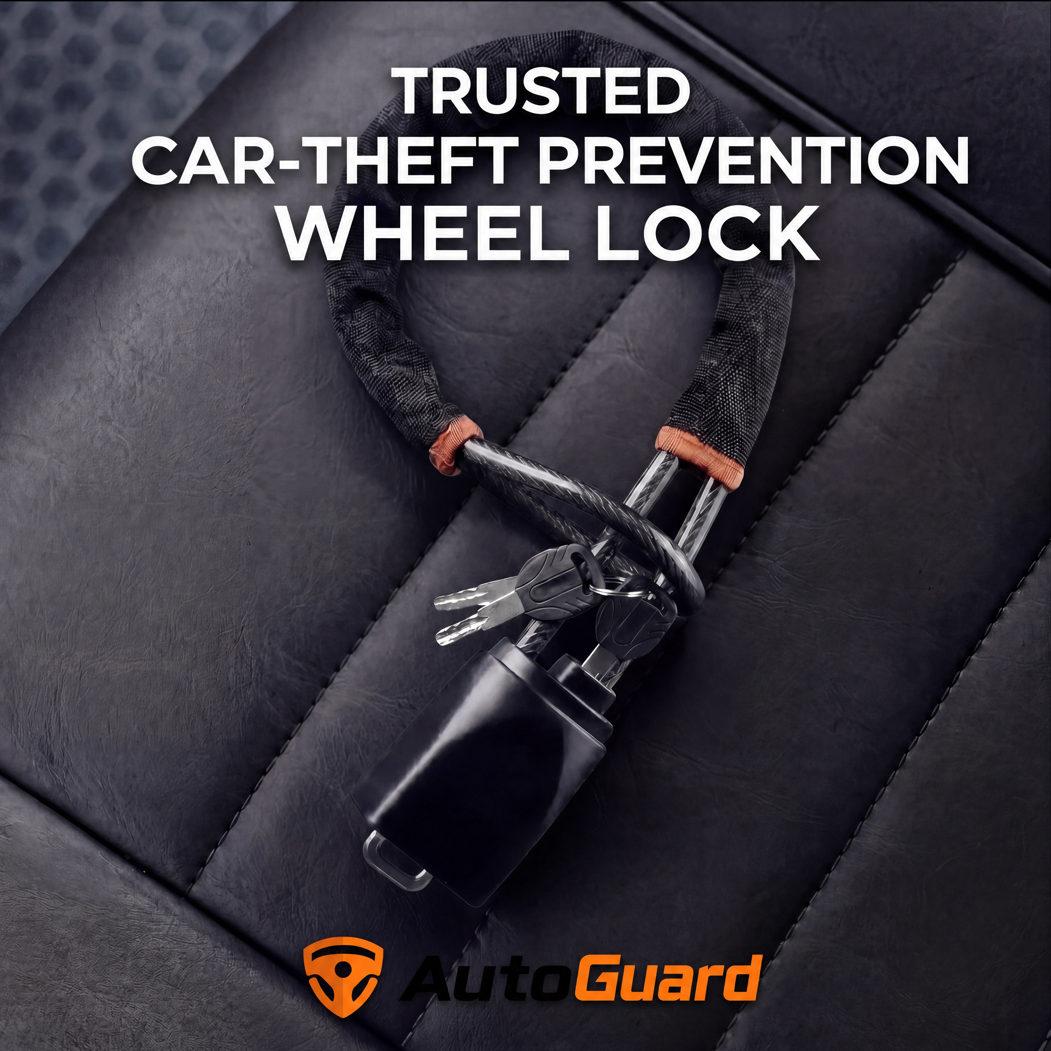 Trusted car-theft prevention wheel lock